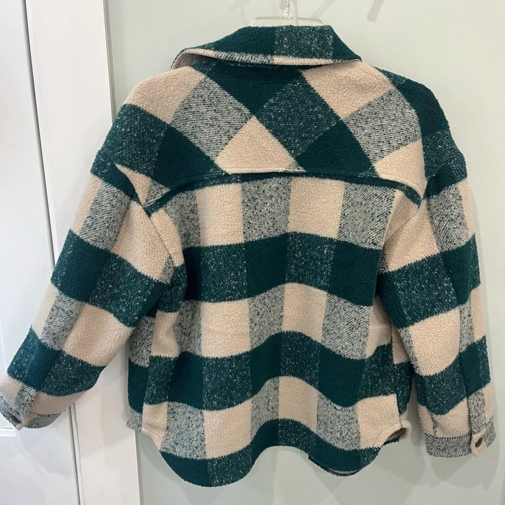 Gap Kids XL checkered shacket shirt jacket